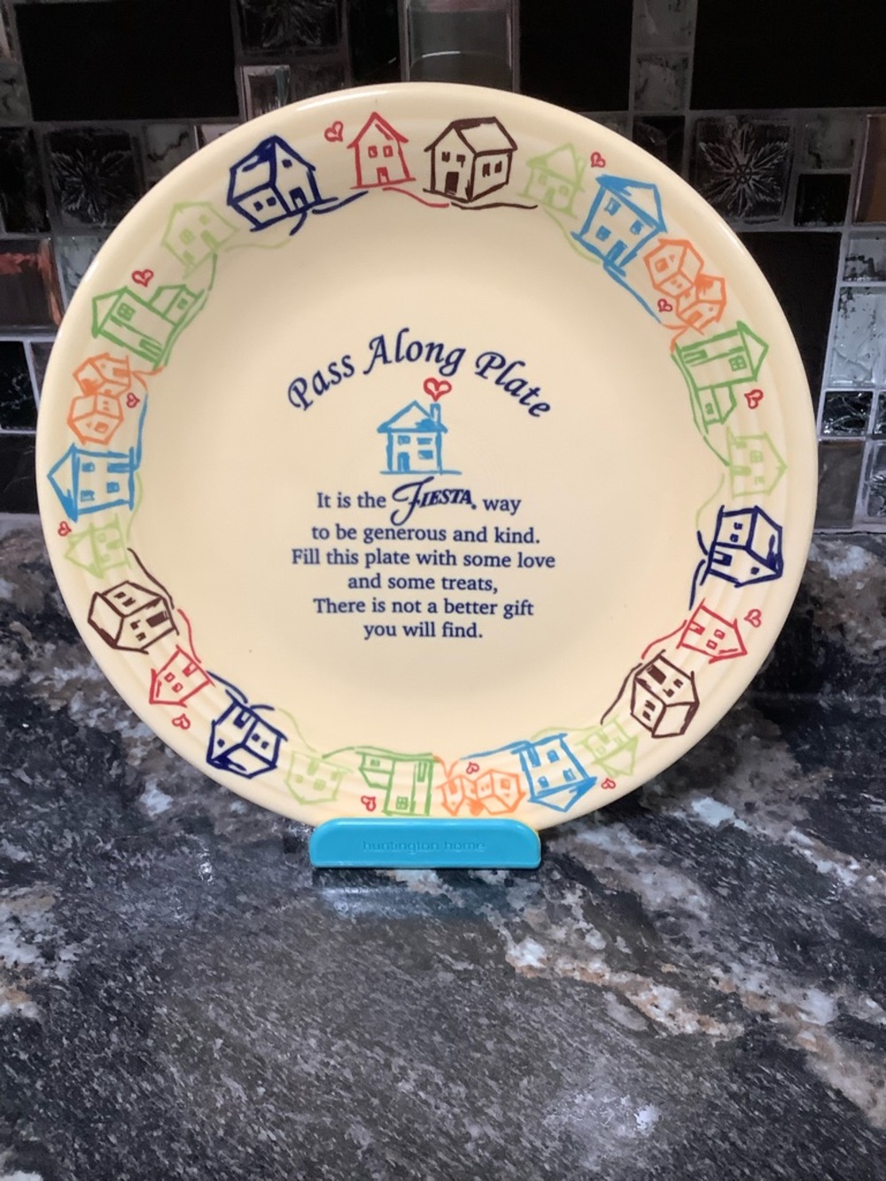 Fiesta 'Pass Along Plate' Decorative Serving Plate - Multi-Color